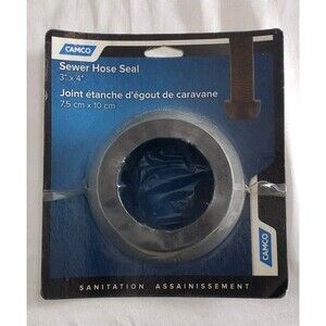 Camco PN# 39313 Sewer Hose Seal 3in X 4in New Sealed Sanitation (Go Rving)......